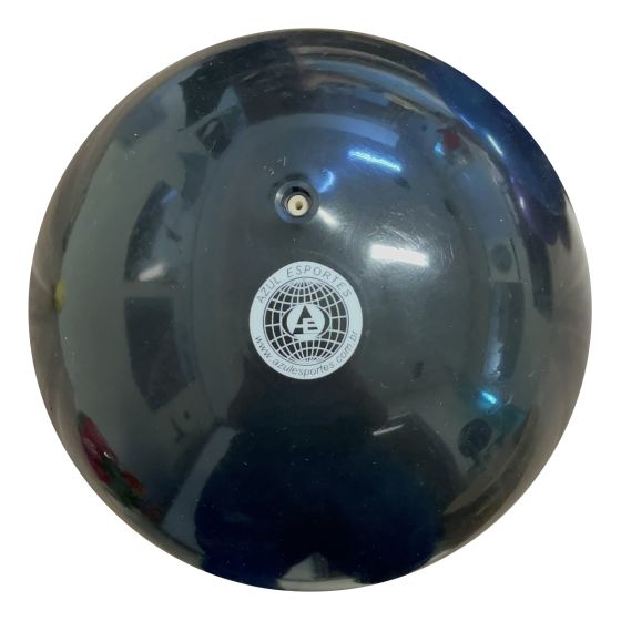 Bola Ginástica Rítmica 300g - Lisa Preta - Azul Esportes