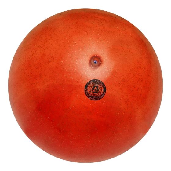 Bola Ginástica Rítmica 300g - Glitter Vinho - Azul Esportes