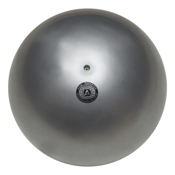 Bola Ginástica Rítmica 400g - Lisa Prata - Azul Esportes