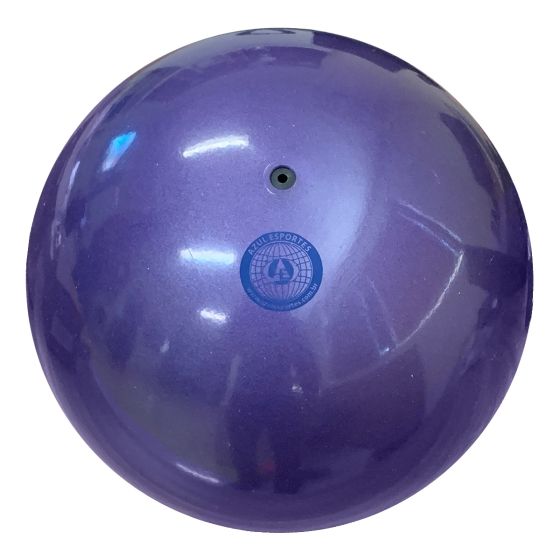 Bola Ginástica Rítmica 400g - Lisa Roxa - Azul Esportes