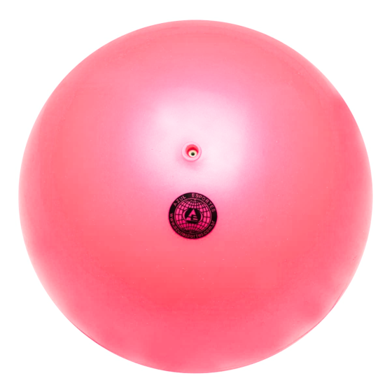 Bola Ginástica Rítmica 400g - Lisa Rosa Bebe - Azul Esportes