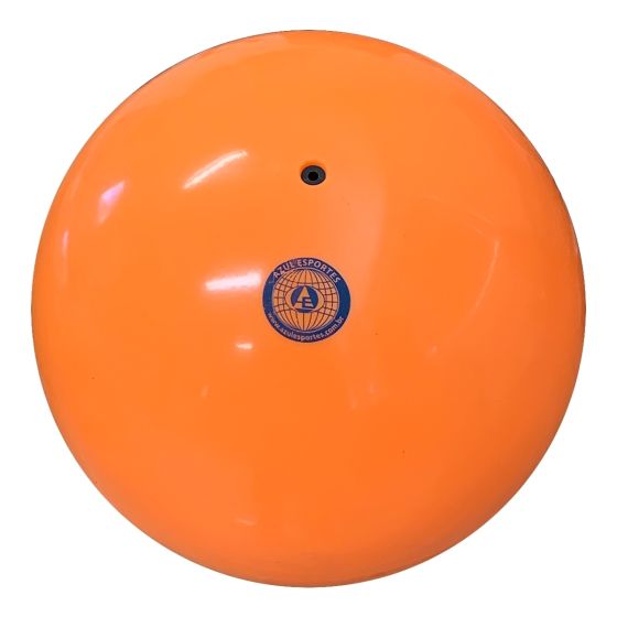 Bola Ginástica Rítmica 400g - Lisa Laranja - Azul Esportes