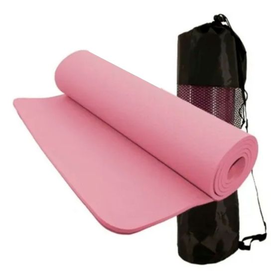 Colchonete Tapete Para Exercício Funcional Yoga - Azul Esportes