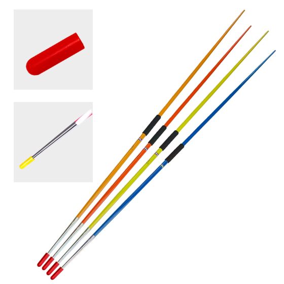 Dardo De Atletismo Alumínio Com Ponteira De Borracha - 400g - Athi - AZL-02-04
