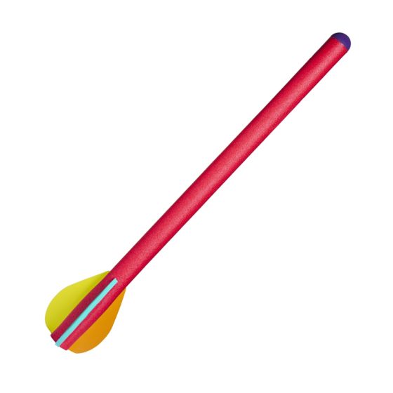 Dardo Atletismo Iniciação Espuma com Ponteira de Borracha - Vermelho - Athi