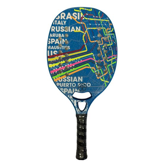 Raquete Beach Tennis Turquoise Concept - Azul