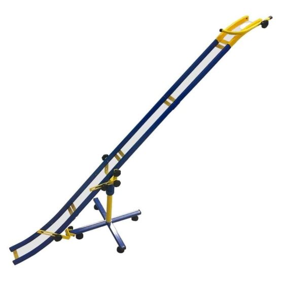 Calha Bocha Adaptada com Tripé Semi Profissional - 1,8 Metros - Azul Esportes