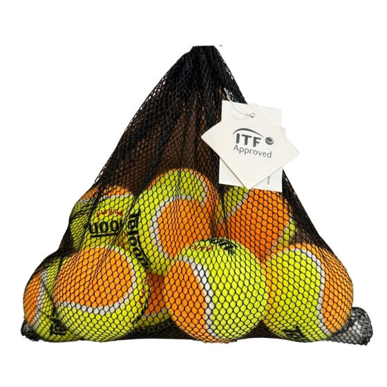 Kit Bolas Tênis 50% Estagio 2 e Beach Tennis - ITF - 12 Unidades - Teloon