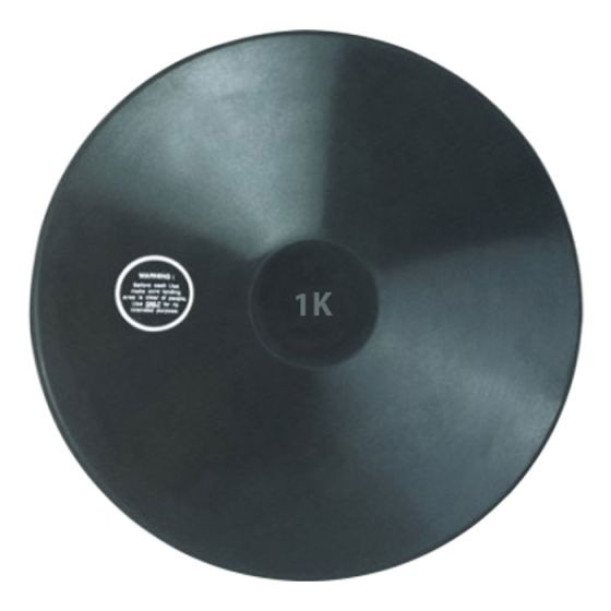 Disco Atletismo Borracha 1kg - DRB-100 - Vinex
