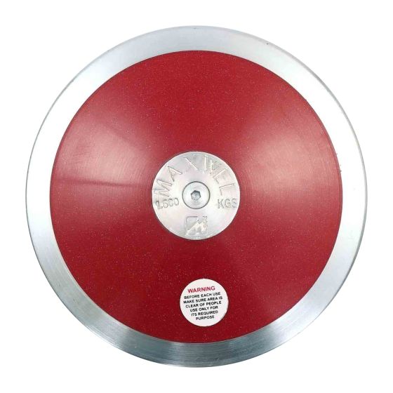 Disco Atletismo Aço/ABS 1,5kg Prestige - Maxwel 