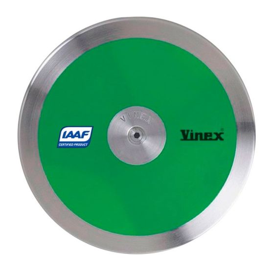 Disco Atletismo Aço/ABS 1,5kg DSG-P15 - IAAF - Vinex 