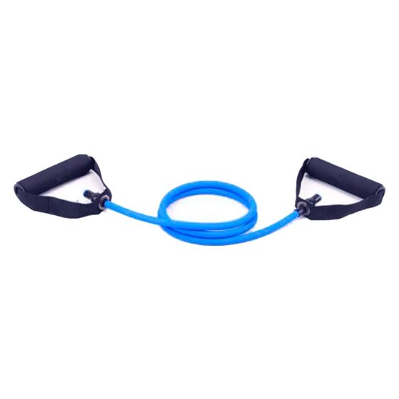 Extensor Elástico Exercícios Ginástica Musculação Multifuncional - Médio - Azul Esportes