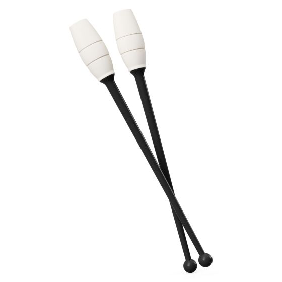 Maça Ginástica Rítmica Conectável Pro 40cm - Preta e Amarela - Azul Esportes
