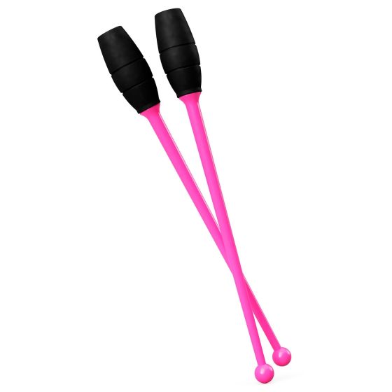 Maça Ginástica Rítmica Conectável Pro 40cm - Vermelho e Preta - Azul Esportes 
