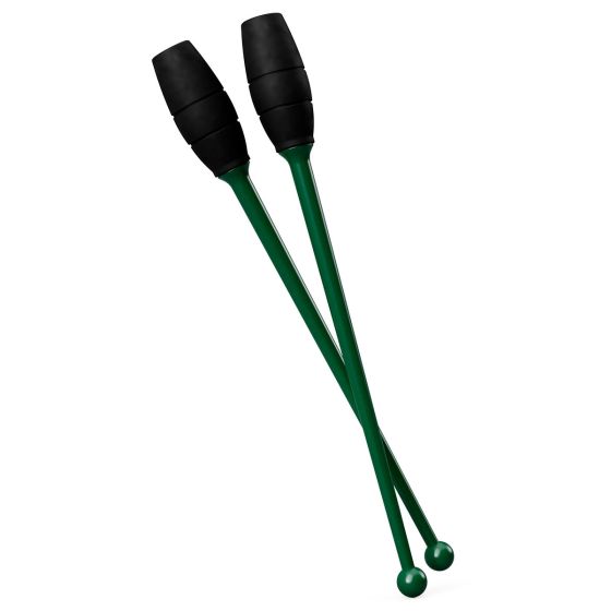 Maça Ginástica Rítmica Conectável Pro 40cm - Verde e Preta - Azul Esportes 