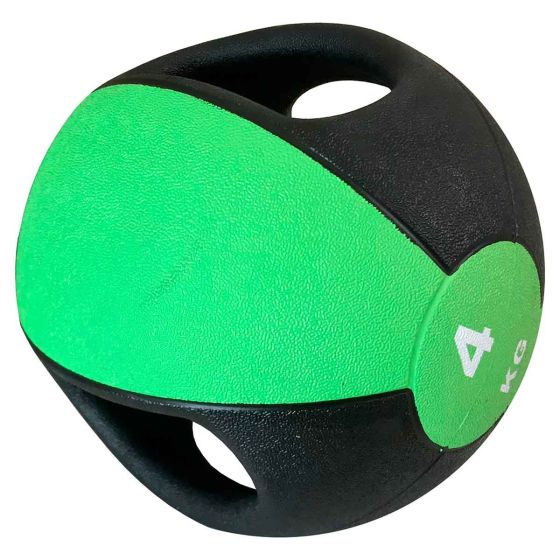 Medicine Ball Com Pegada 4kg - Azul Esportes