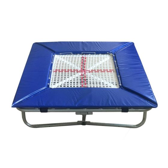Mini Trampolim 60 x 60 cm Ginástica Artística - Azul Esportes