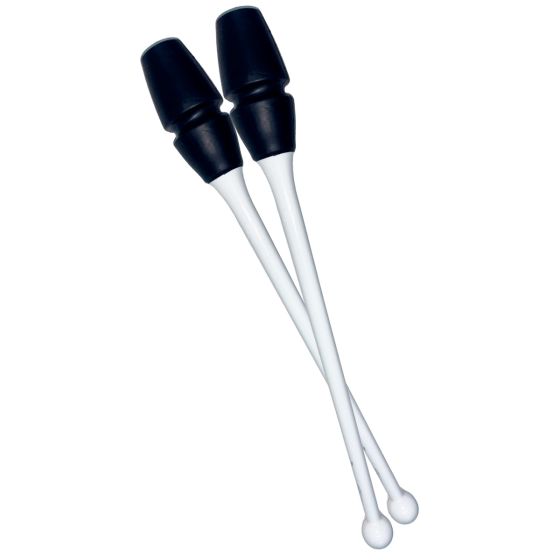 Maça Ginástica Rítmica Conectável Pro 40cm - Branca e Preta - Azul Esportes 
