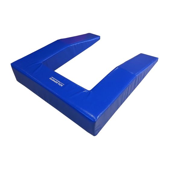 Colchão de Proteção para Trampolim Ginástica Artística - Modelo U - Azul Esportes