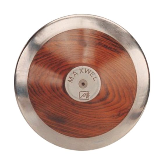 Disco Atletismo Aço/Madeira 3kg Budget - Maxwel 