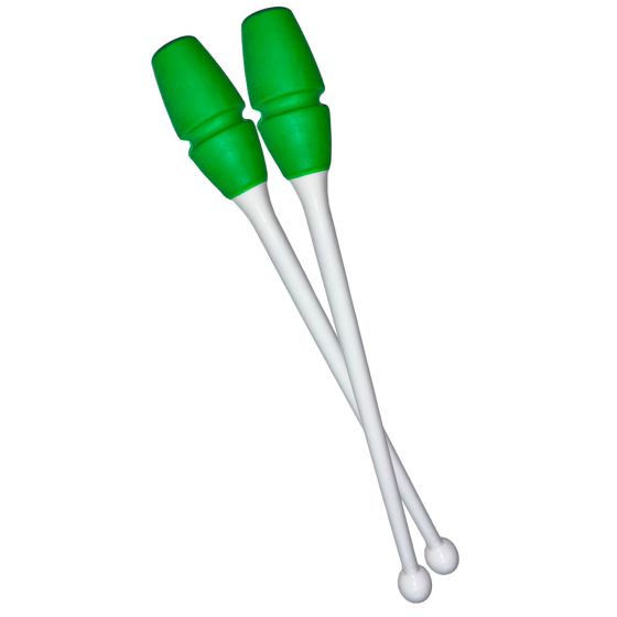 Maça Ginástica Rítmica Conectável 45cm - Branca e Verde - Azul Esportes 